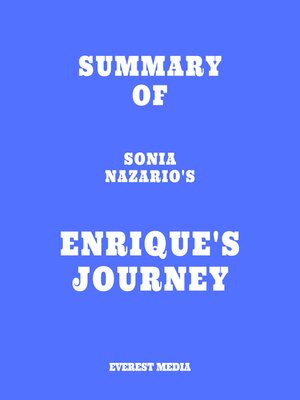 cover image of Summary of Sonia Nazario's Enrique's Journey